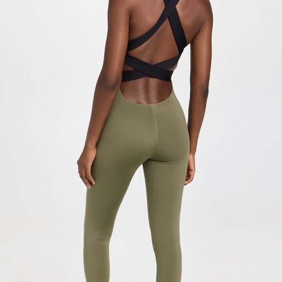 Chic Olive Women's Jumpsuit - Picture 3 of 9